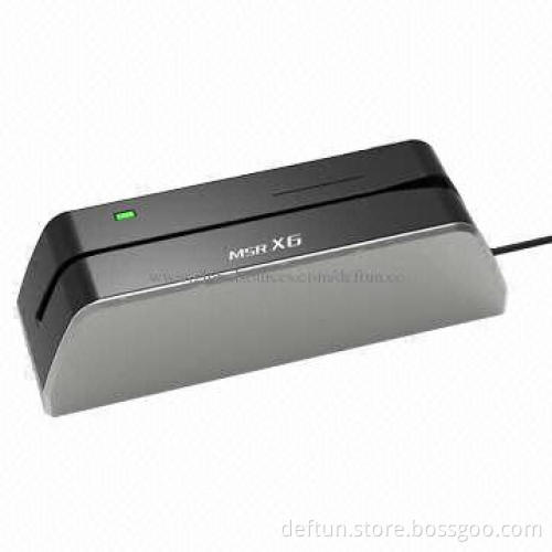Hico Magnetic Card Reader and Writer than MSR606, Silver, Black Colors